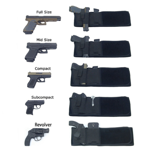 Black Bombard Gun Waistband Holster - BODY SIGNATURE