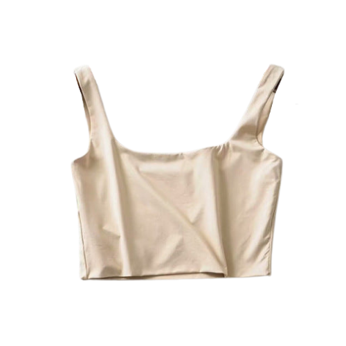 Solid Casualty Cropped Tank - BODY SIGNATURE