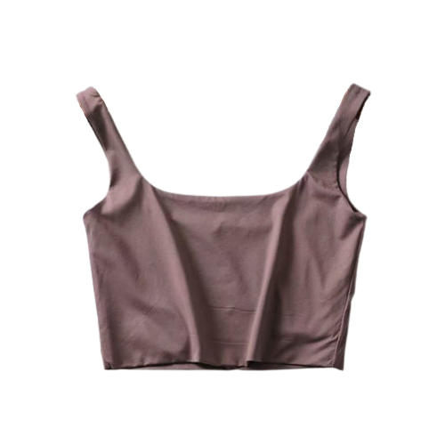 Solid Casualty Cropped Tank - BODY SIGNATURE