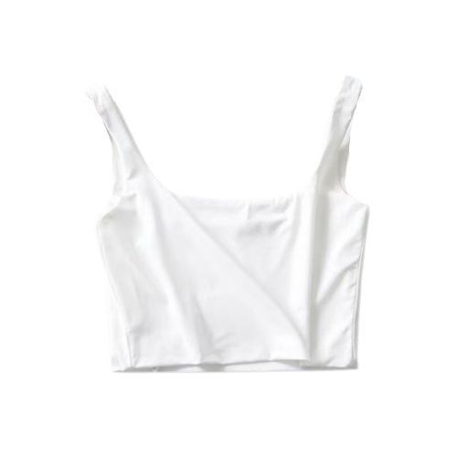 Solid Casualty Cropped Tank - BODY SIGNATURE