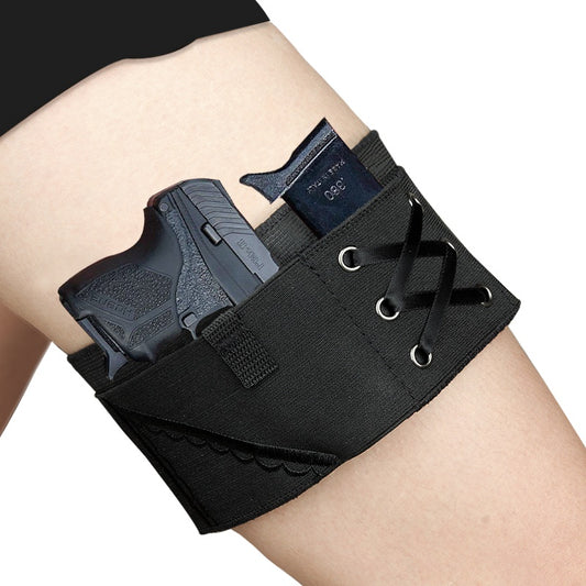 Black Femme Gun Garter Holster - BODY SIGNATURE