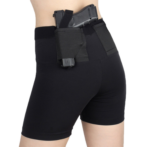 Black Double Defend Holster Short - BODY SIGNATURE