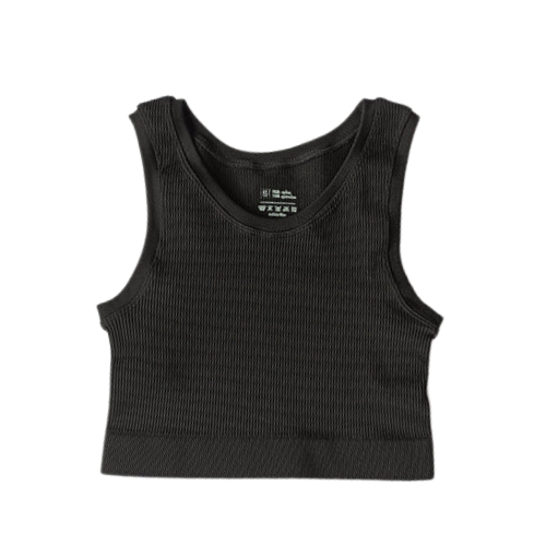 Fitted Force Cropped Tank - BODY SIGNATURE