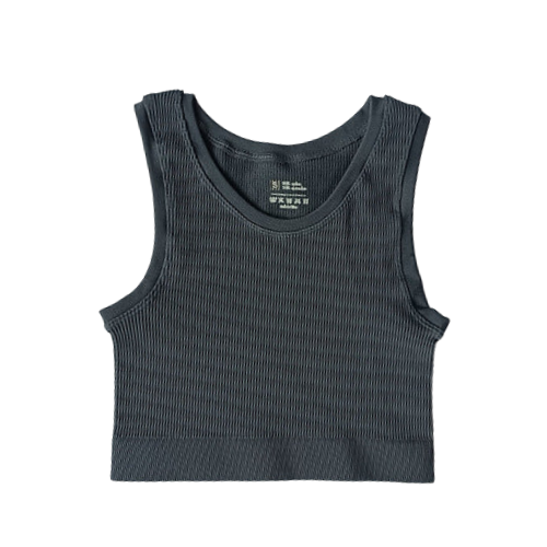 Fitted Force Cropped Tank - BODY SIGNATURE