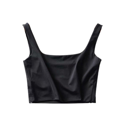 Solid Casualty Cropped Tank - BODY SIGNATURE
