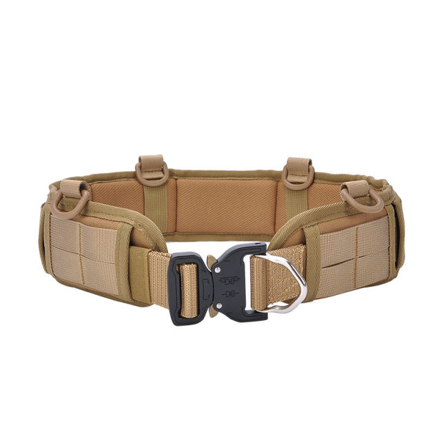 Molle Padded D Ring Military Battle Belt - BODY SIGNATURE