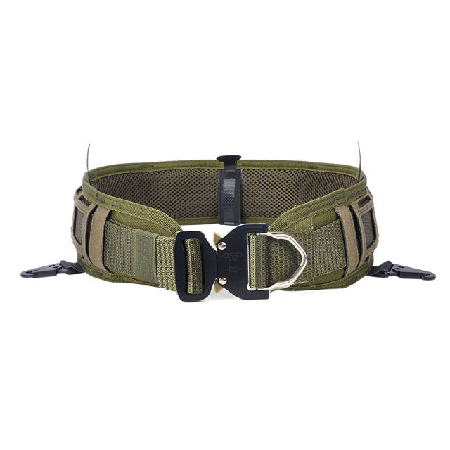 Survival Padded D Ring Military Battle Belt - BODY SIGNATURE