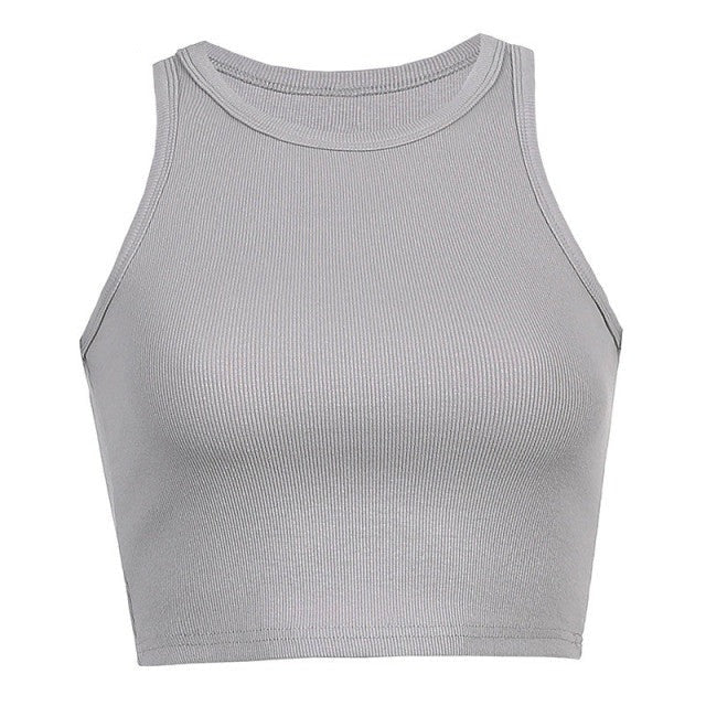 Soldier High Neck Cropped Tank - BODY SIGNATURE